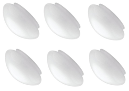 Westinghouse 85613 3-3/4&#39;&#39; x 7-1/2&#39;&#39; White Mushroom Glass Ceiling Shade ... - $1,040.47 MXN