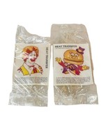 McDonalds Vtg 1977 Sealed Ronald McDonald Mayor McCheese Heat Transfer P... - $442.66 MXN