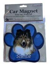 Sheltie Dog Paw Puppy Magnet Car Truck Fridge Locker E&amp;S Pets UV Coated - £6.02 GBP