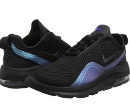 Nike Air Max Motion 2 Women&#39;s Size 7.5 Black Iridescent Blue Purple A002... - $29.92