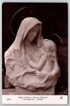 RPPC Beautiful Virgin Mary and Baby Jesus Salon de Paris France Postcard B23 - £11.77 GBP