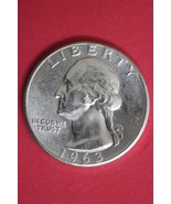 1963 Uncirculated Type B Reverse George Washington Quarter Exact Coin OC... - $25.39 CAD