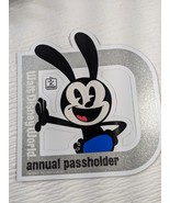 Walt Disney World Annual Passholder Oswald Magnet Lucky Rabbit silver 2023 - $13.00