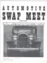 Vtg AUTOMOTIVE SWAP MEET MONTHLY Magazine NOVEMBER 1967 Roadster Model T... - $14.84
