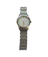 Vintage FMD Ladies Watch FMDAL714 Quartz Gold Tone 27mm New Battery Japa... - £17.81 GBP