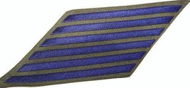 Usn Service Stripes Hashmarks 24 Years Forest Green For E1-E6 - £4.52 GBP