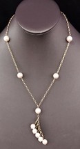 Large Akoya Pearl Tincup Necklace 9.5-8 mm 18&quot; 14k Gold Certified $2,595 721469 - £466.81 GBP
