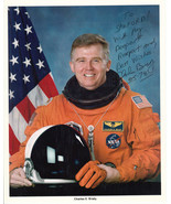 Charles E. Brady (d. 2006) Signed Autographed NASA Color 8x10 Photo - £39.08 GBP