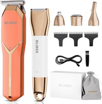 Hair Clippers &amp; Bikini Trimmer For Women - Waterproof Electric Clippers, Orange - £27.55 GBP