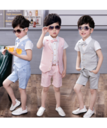 2pcs Kids Baby Boy Gentleman Suit For Wedding Piano Vest+Pants Concert P... - $28.69 CAD