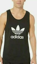 Adidas Originals Trefoil Tank Top Men&#39;s S/small Sleeveless Shirts black ... - £18.67 GBP