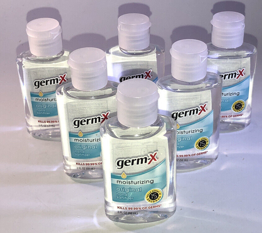 6ea 2oz Bottles Germ-X Original Hand Sanitizer W Flip-Cap-FREE SHIPPING-SHIP24HR - $22.65