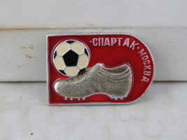 Vintage Soccer Pin - Spartak Moscow - Stamped Pin - $19.00