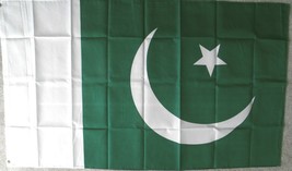 PAKISTAN POLYESTER INTERNATIONAL COUNTRY FLAG 3 X 5 FEET - £6.33 GBP