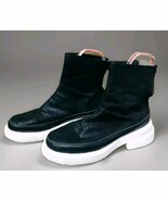 D. Gnak by Kang D. Cowskin Nubuck Back Zip Boots EU 43 = US 10 HTF - $2,475.00