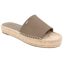 DKNY Women Espadrille Platform Slide Sandals Camillo Size US 9.5M Birch Grey - £38.98 GBP