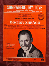 RARE Sheet Music Somewhere My Love Doctor Zhivago Ray Conniff 1965 - £12.95 GBP