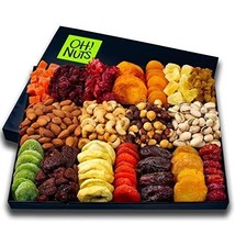Oh Nuts - XL 18 Variety Nut &amp; Dried Fruit Basket | Gourmet Holiday Kosher Gif... - £61.97 GBP