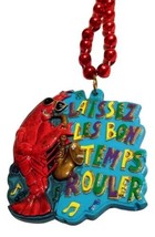 Crawfish Sax Laissez Les Bon Temps Rouler Mardi Gras Beads Party Favor N... - $5.44
