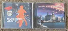 The Lightning Seeds two CD lot: Tilt (1999) &amp; Like You Do...Best of (199... - $187.15 MXN