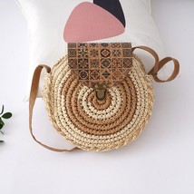 Homestay bag beach straw bag handmade paper grass cute messenger bag net red big - £28.10 GBP