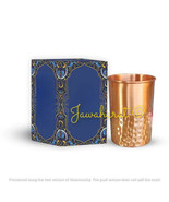 Pure Copper Glass With Half Lecquer Hammer Design Tumbler Cup For Water ... - $572.29 MXN