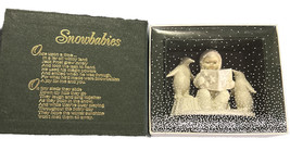 Holiday Angel Dept 56 Snowbabies &quot;Read Me A Story&quot; Bisque Porcelain Figurine - £11.19 GBP