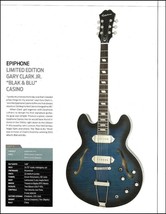 Epiphone Gary Clark Jr. Signature Blak &amp; Blu Casino guitar article with specs - $3.60