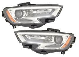 Fit Audi A3 Sportback E-TRON 2015-2018 Hid Headlights Head Lights Lamps Pair - £1,376.97 GBP