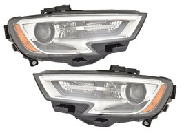 Fit Audi A3 Sportback E-TRON 2015-2018 Hid Headlights Head Lights Lamps Pair - £1,347.53 GBP