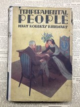 Mary Roberts Rinehart - Temperamental People First Edition 1924 w DJ - £56.74 GBP