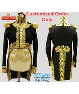 Empire Customized Embroidered Marshal's full dress turnbacks on 2 sides. - $1,516.36