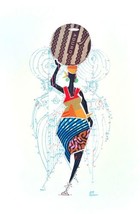 Daily Affair #1 / Fabric Collage / African Art - £79.75 GBP