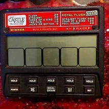 Radica electronic poker game~From Trump's Castle Casino Resort - $26.73