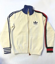 Gucci Adidas Viscose Trefoil Web Stripe Zip Up Track Sport Jacket White Men Xs - £3,077.23 GBP