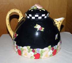 Mary Engelbreit 8&quot; Cottage Collection Teapot by Charpente - £59.73 GBP