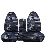 Fits 2004-2012 Chevy Colorado 60-40 Hi Back Front Seat Covers  gray Camo - €94,26 EUR