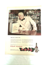 1954 Color Ad Four Roses Whiskey &quot;We Have a Better Idea&quot; - $184.10 MXN