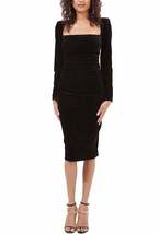 Virginia Velvet Square Neck Midi Dress - £56.63 GBP