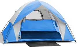 Tent For Camping,4 Person Dome Camping Tent With Removable Rainfly,Waterproof &amp; - £48.58 GBP