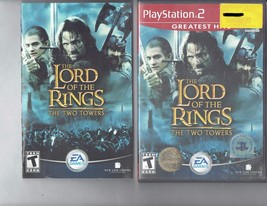 Lord Of The Rings Two Towers Greatest Hits PS2 Game PlayStation 2 CIB - £15.10 GBP