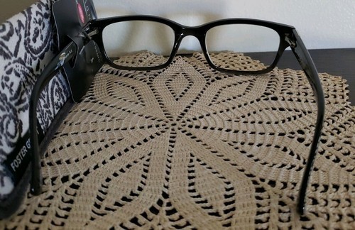 FOSTER GRANT~BLACK PLASTIC FRAME READING GLASSES~ +2.00 ~ ROXANNA~ TG1017 ~G22 Item image 3