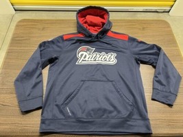 New England Patriots Men’s Blue Hoodie Sweatshirt - Nike Therma-Fit - Large - $27.99