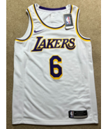 Lebron James #6 Los Angeles Lakers Swingman Nike NBA Basketball Jersey Size L - $89.09