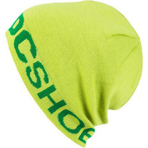 DC Shoes Co. USA Bromont Teschio Berretto Verde Lime Cappello Nwt - $14.94