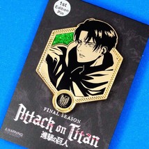Attack on Titan Final Season Levi Enamel Pin Figure Anime Shingeki no Kyojin - £9.37 GBP