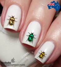 Beetle Bug Nail Art Decal Sticker Water Transfer Slider - £3.58 GBP