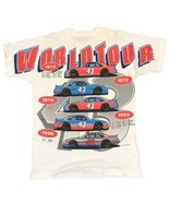 Richard Petty T-Shirt Single Stitch Large #43 Vtg World Tour Fruit Of Th... - €33,53 EUR