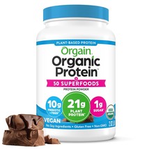 Orgain Organic Protein + Superfoods Powder, Creamy Chocolate Fudge - 21g of Prot - £48.10 GBP