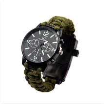 Color: Green - Outdoor Multi function Camping Survival Watch Bracelet To... - $50.51 CAD